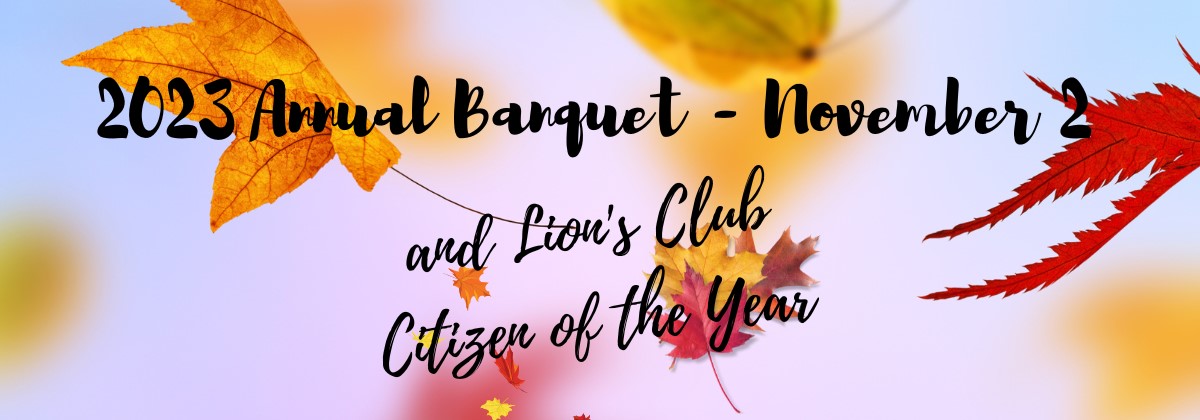 2023 Annual Banquet & Citizen of the Year